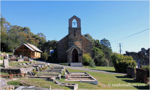 Auld Kirk at Sidmouth near Deviot in northern Tasmania